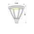 Park Plus 20 LED lampa parkowa 45W 4380lm 4000K OG-PP2045-40