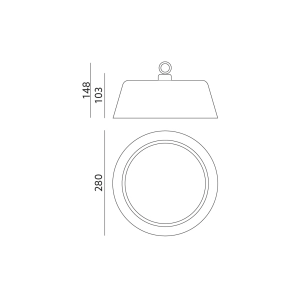 VIVO LED 150W 90° 4000K IP65