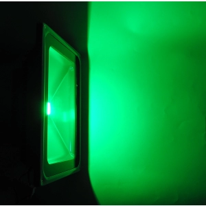 Naświetlacz LED 50W szary światło zielone