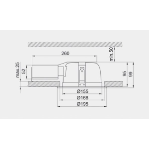 Oprawa sufitowa stała 2x18W 8032C Brilum*