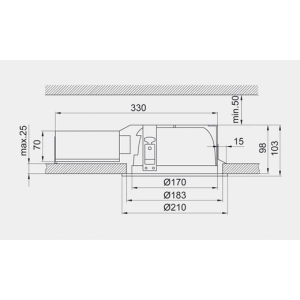 Oprawa sufitowa stała 2 x 18W 8034F Brilum*