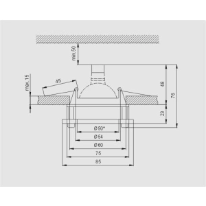 DL-20SL 50W GU5,3 biały