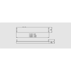 Oprawa ścienno-sufitowa 18W G13 IP20 F-218A Brilum