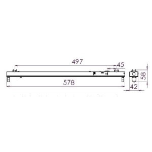 Oprawa ścienno-sufitowa RIGA T5 OSFb, 1x14W