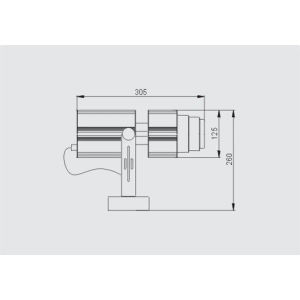 Oprawa sufitowa ruchoma 70W  SCENA PS30 Brilum*